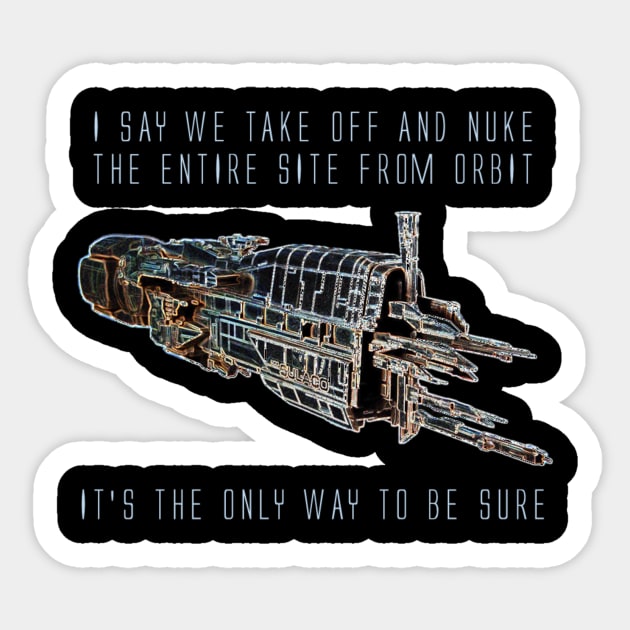 Sulaco Nuke Sticker by EchoVictor